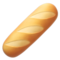 Baguette Bread emoji on Apple